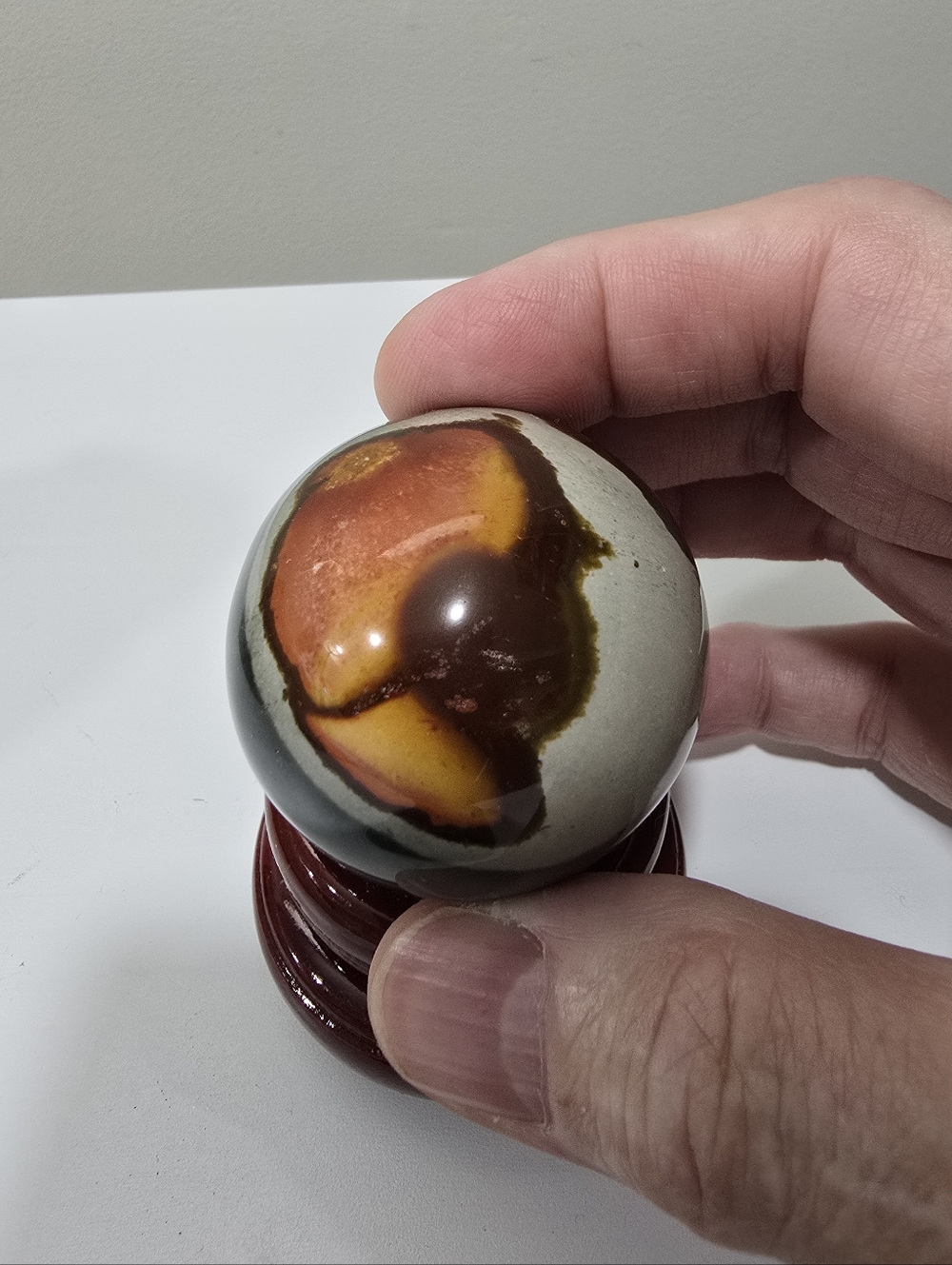 Polychrome Jasper Crystal Sphere 46 mm